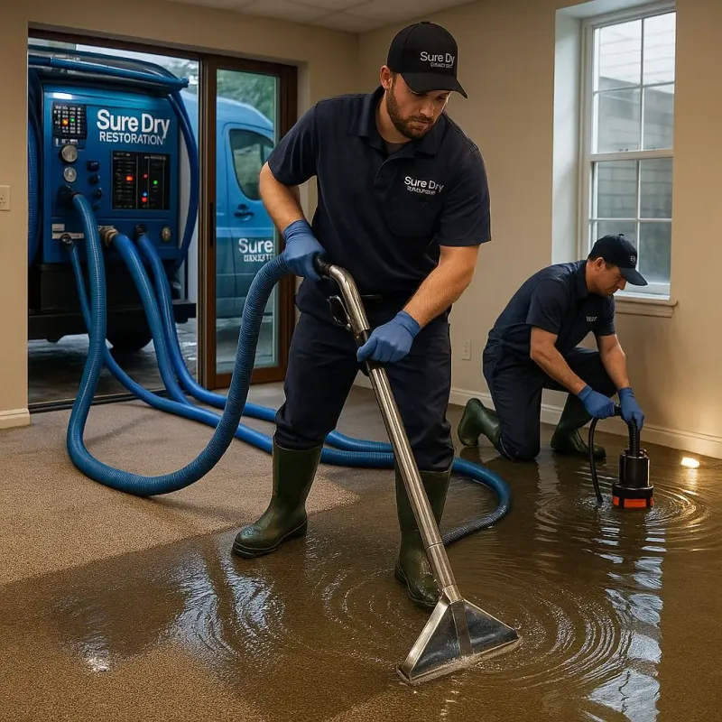 Water Extraction and Removal process in Tamaqua, PA